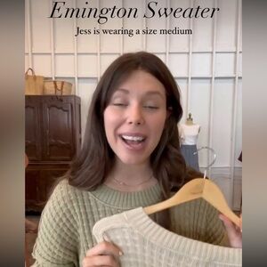 Neuflora Emma from sweater Beige small NwT